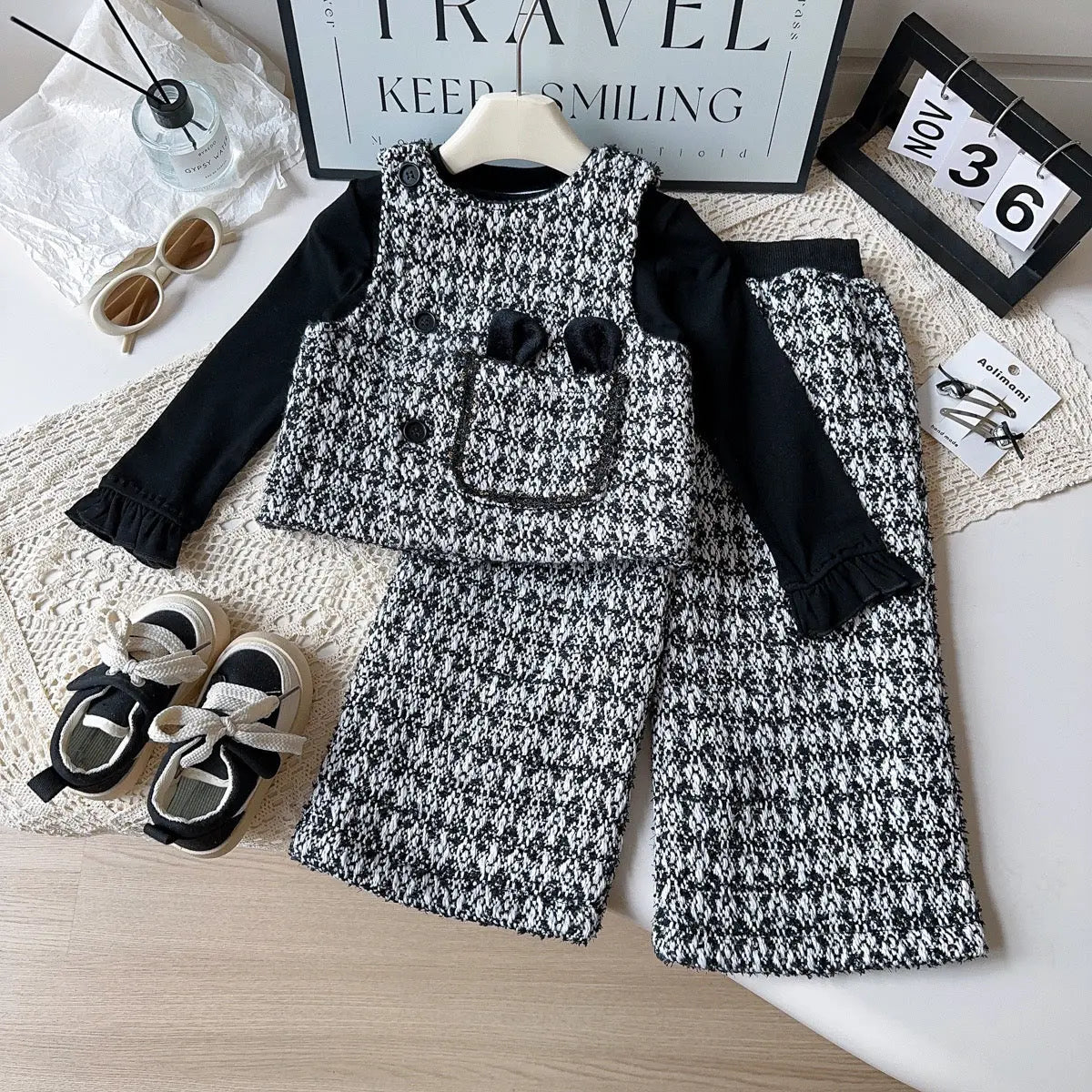 Girls 3 Piece Chic Winter Set