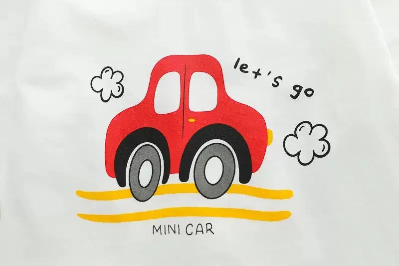 Boys Cool-Car Print 3 Piece Set