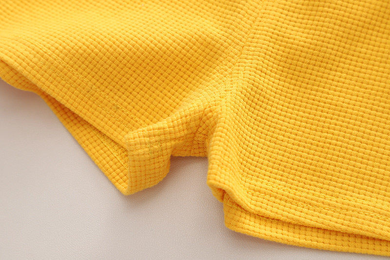 3D Cap Sunbath Boys Outing Set