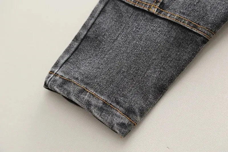 Boys Green Varsity Jacket, T-shirt And Jeans Set