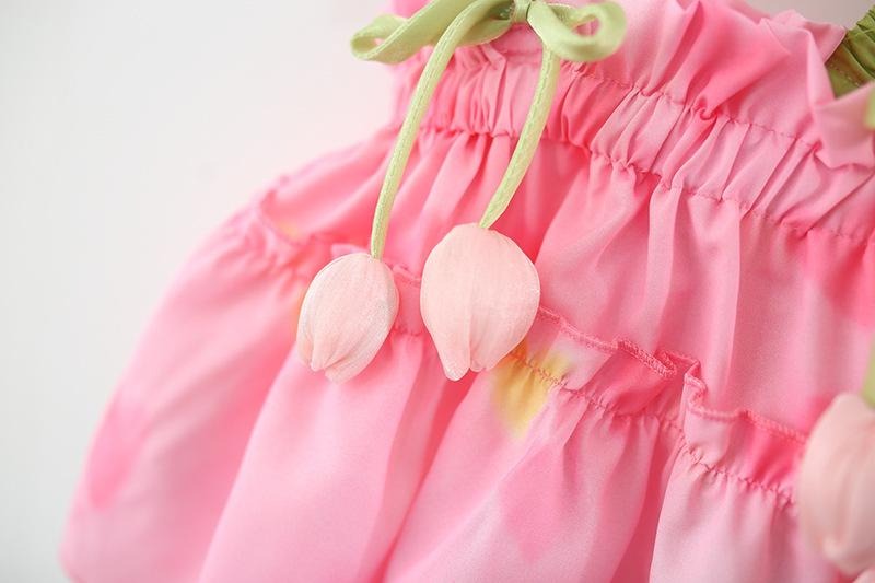 Hanging Tulip Girls Two Piece Set