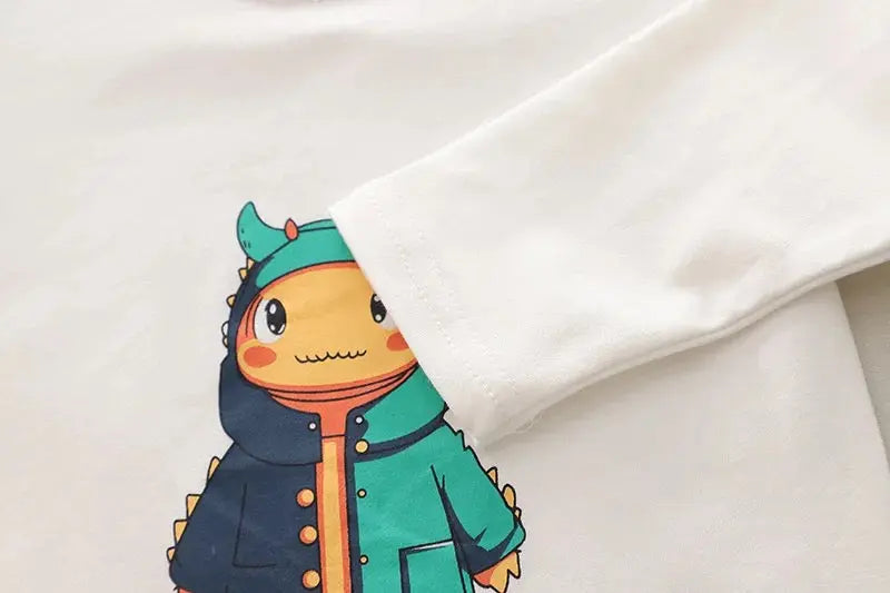 Boys Dino Jacket & Denim Pants 3 Piece Set