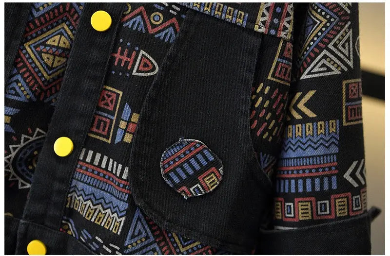 Boys Boho-Print Denim Co-ord Set