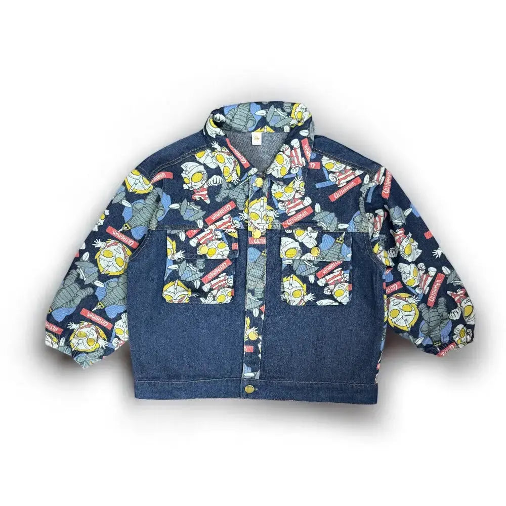 Boys Graphic-Print Denim Co-Ord Set