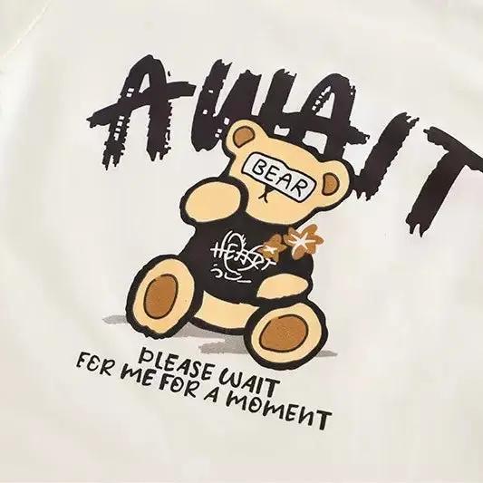 Boys Brown Joggers Set With T-shirt