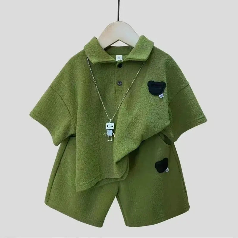 Boys Green Co-ord Set
