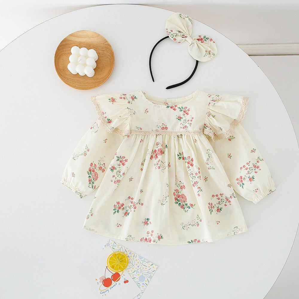 Blossom & Bow Girls Matching Romper and Dress
