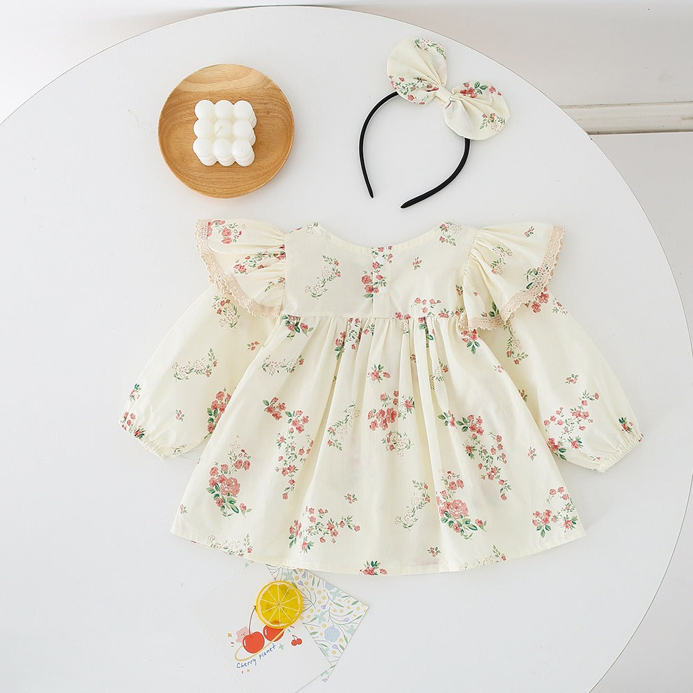 Blossom & Bow Girls Matching Romper and Dress