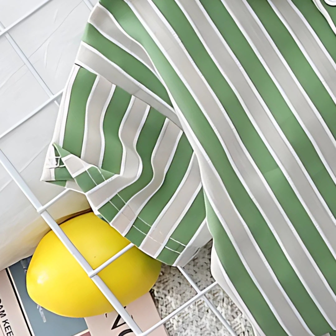 Boys Vertical Striped Co-ord Set