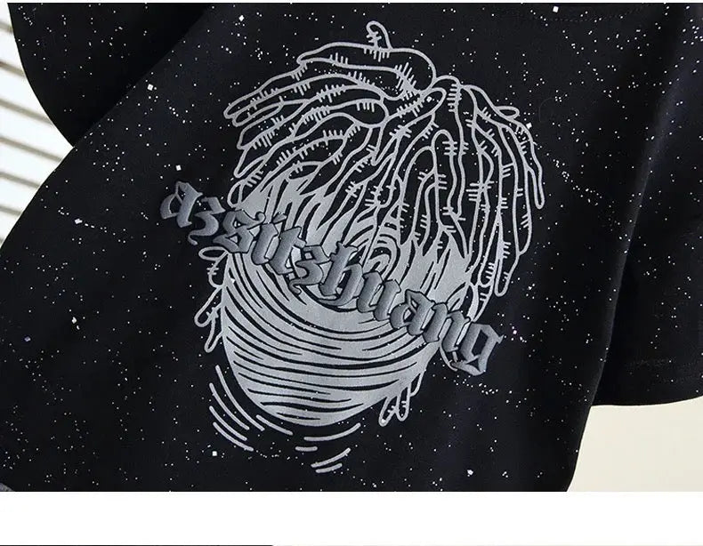 Boys Galaxy Vibe Graphic Tee & Shorts Set