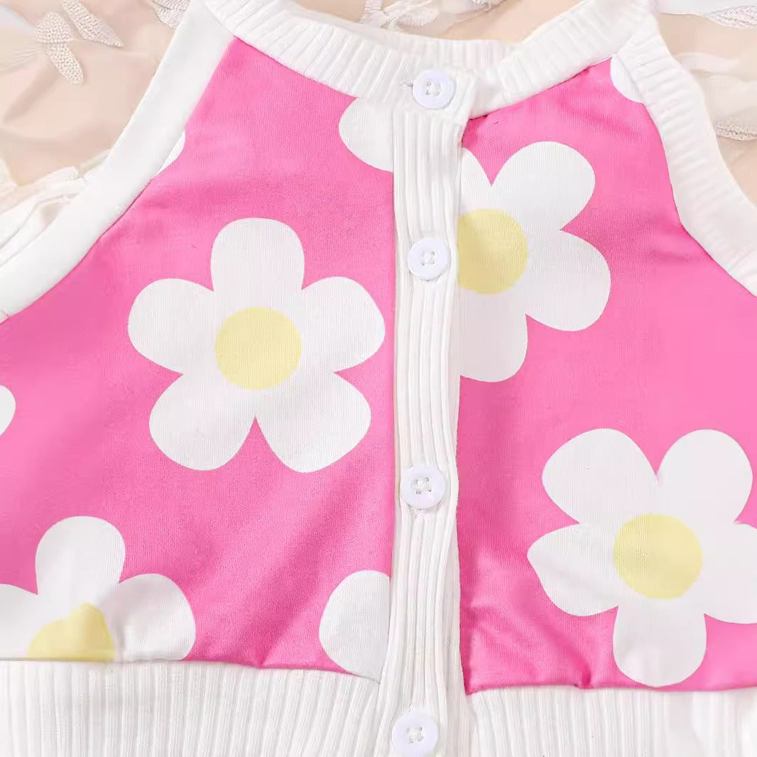 Chloe Pink Blossom Baby Girls Set