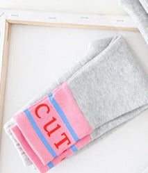 Cute Colour Blocked Girls Hoodie Set