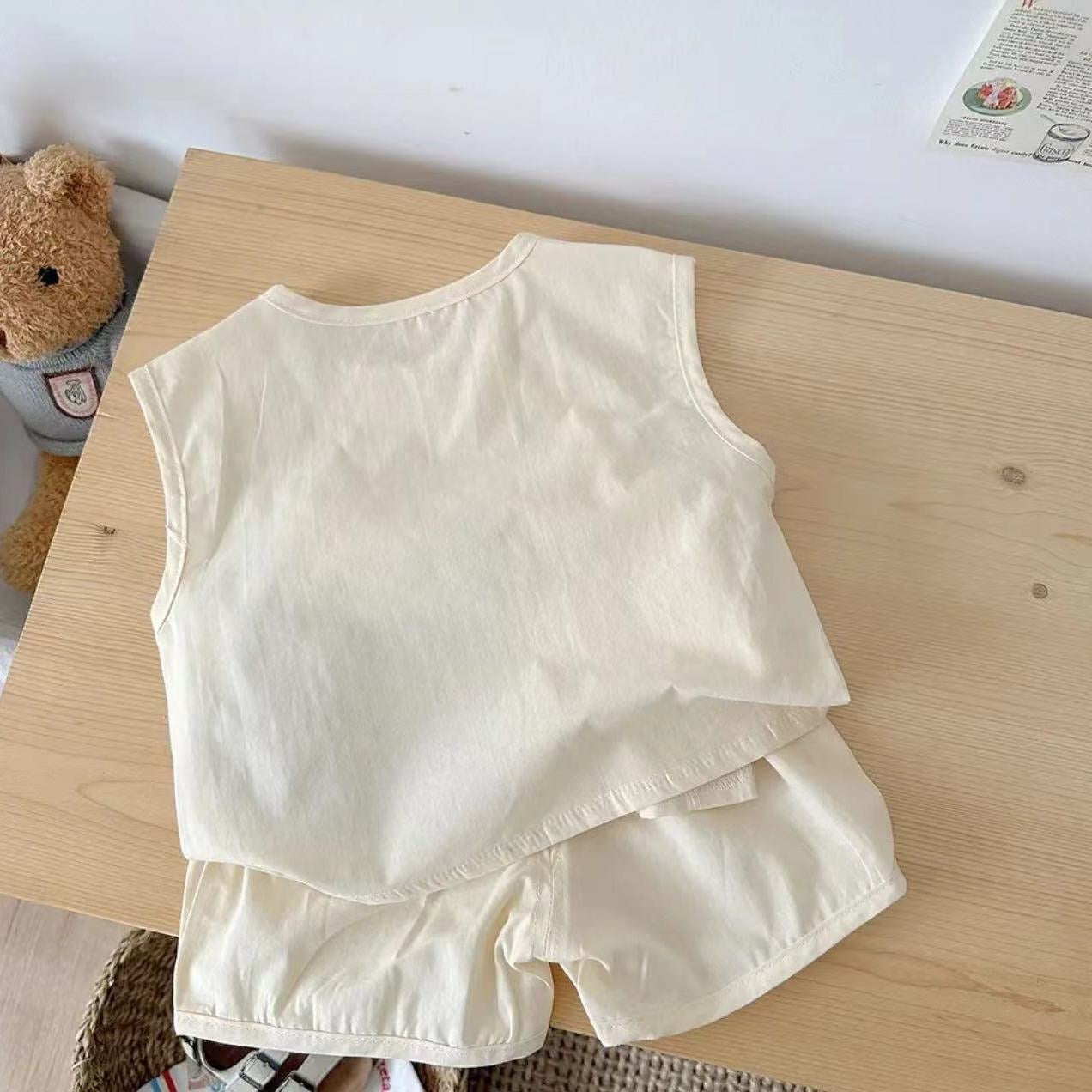 Den Sleeveless Boys Co-ord Set