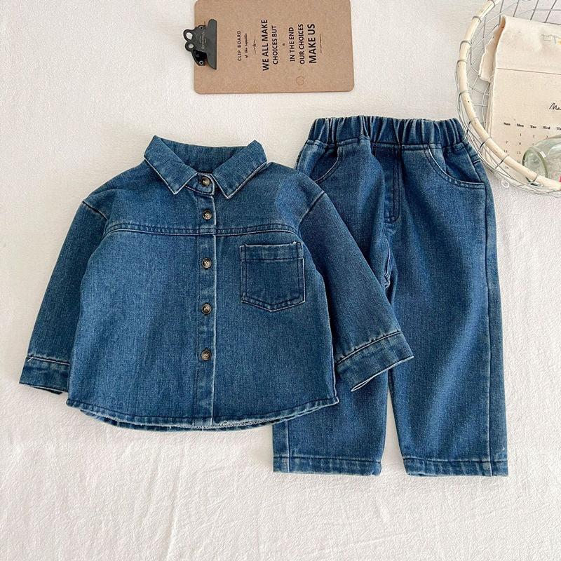 Denim on Denim Boys and Girls Classy Co-ord Set