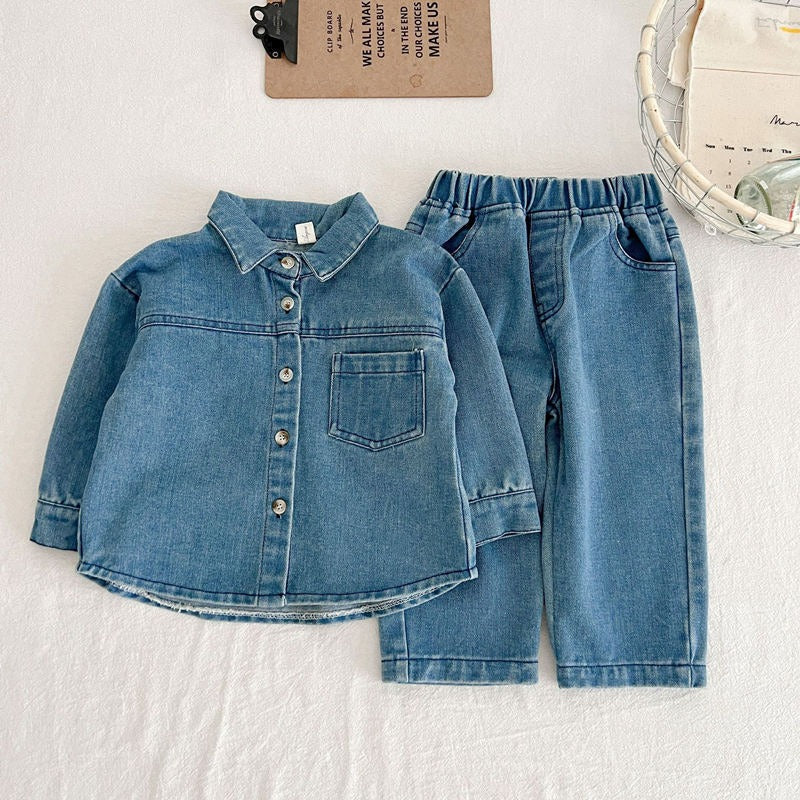 Denim on Denim Boys and Girls Classy Co-ord Set