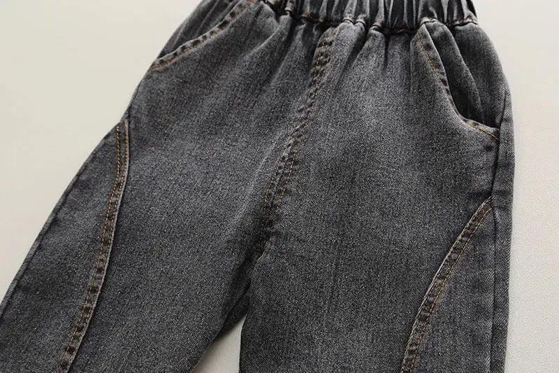 Boys Green Varsity Jacket, T-shirt And Jeans Set