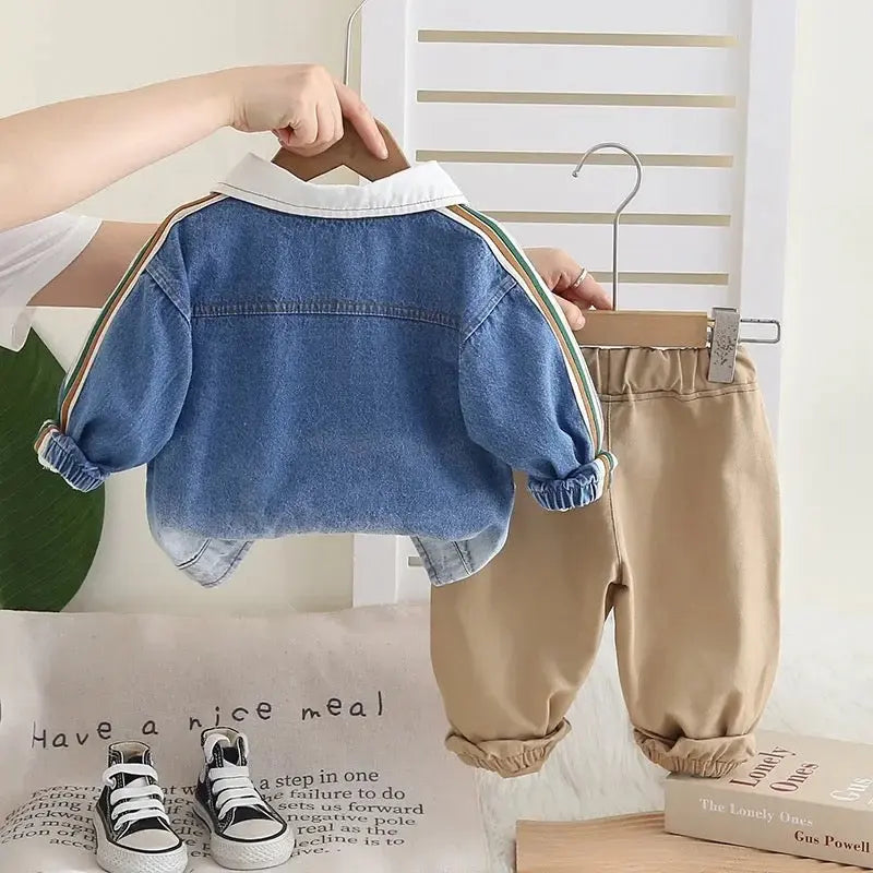 Boys Blue 3-Piece Outfit Set