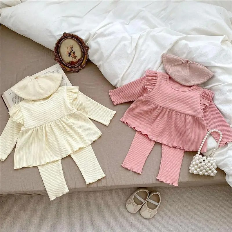 Elegant European Styled Girls Two Piece Set
