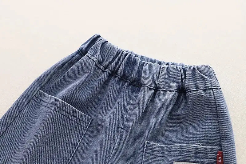 Boys Dino Jacket & Denim Pants 3 Piece Set