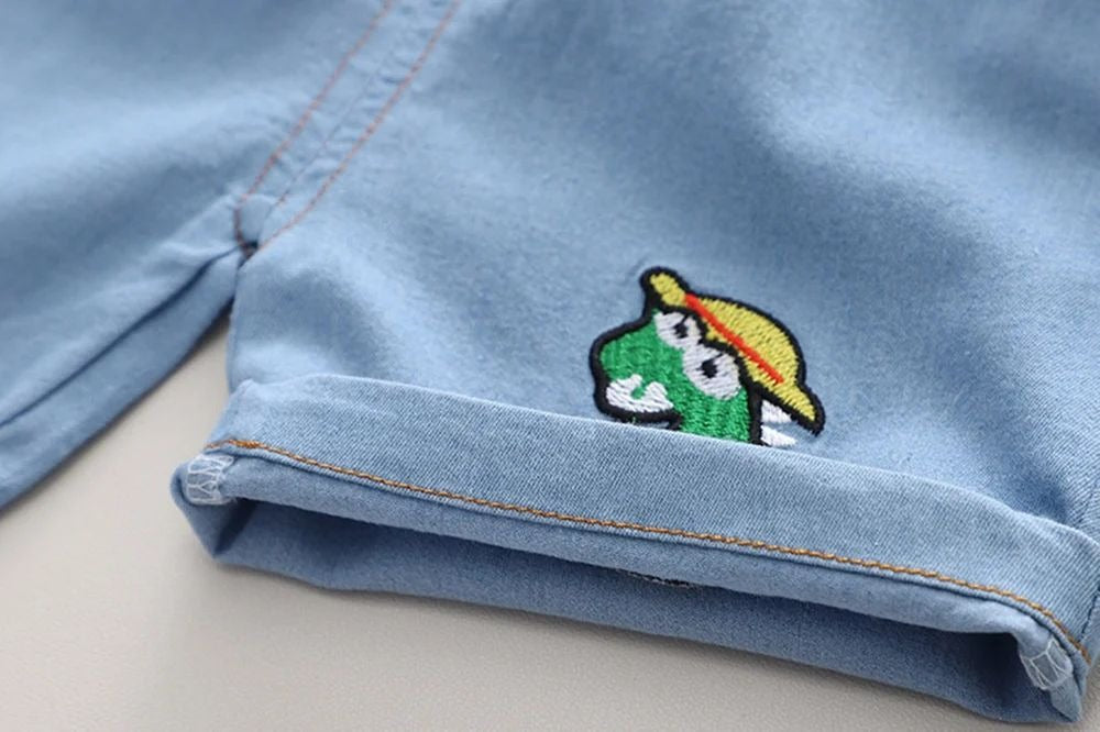 Funky 3D Crocodile Boys Clothing Set