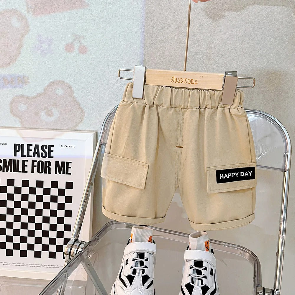 Giraffe 3D Legs Tshirt and Shorts Boys Set