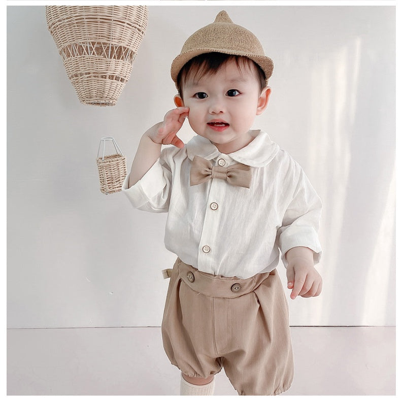 Handsome Baby Boys Shirt and Pant Set