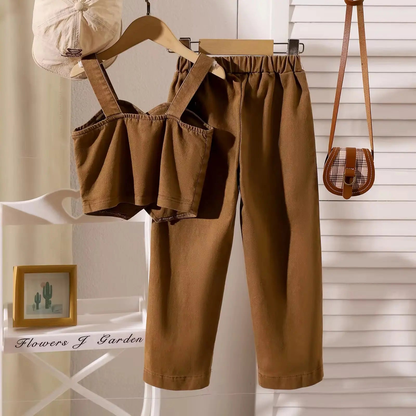 Girls Brown Co-ord Set