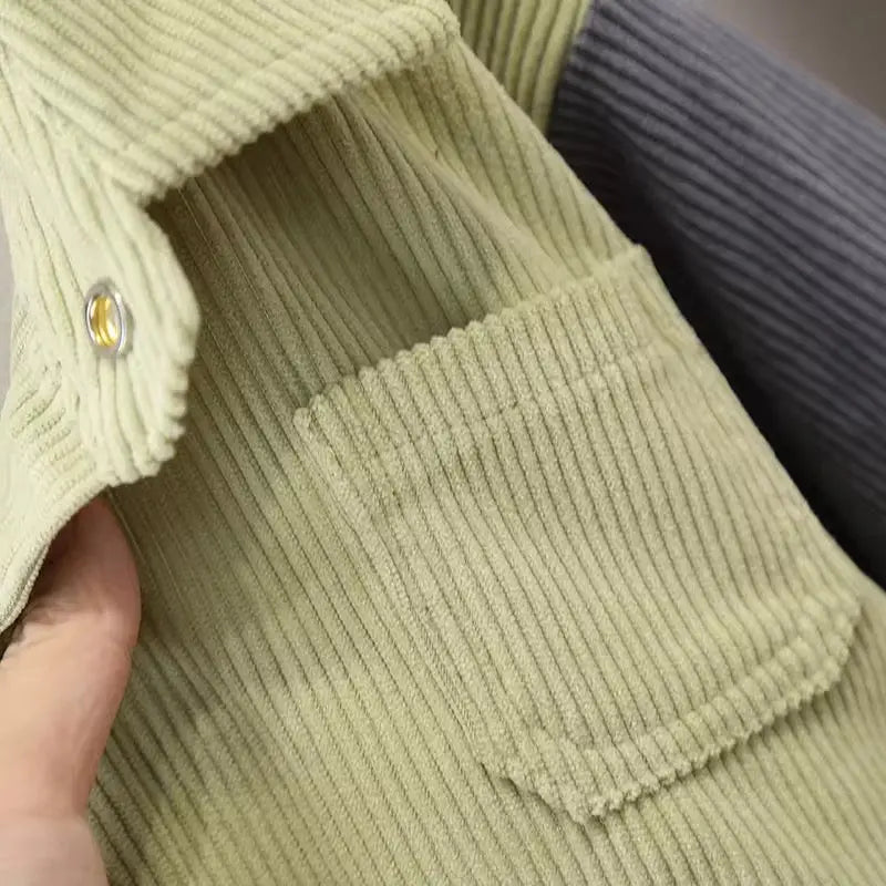 Boys Corduroy Shirt And Trouser With T-shirt