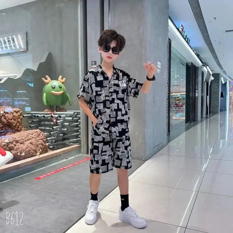 Boys Printed Designer Co-ord Set