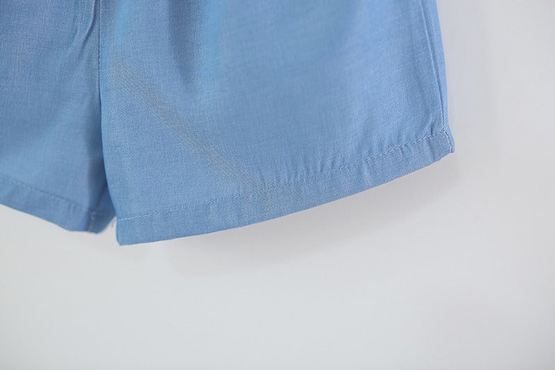 Luna Blue Mushroom Baby Girls Set