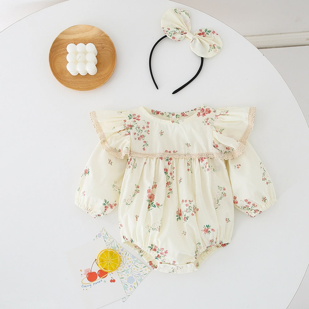 Blossom & Bow Girls Matching Romper and Dress