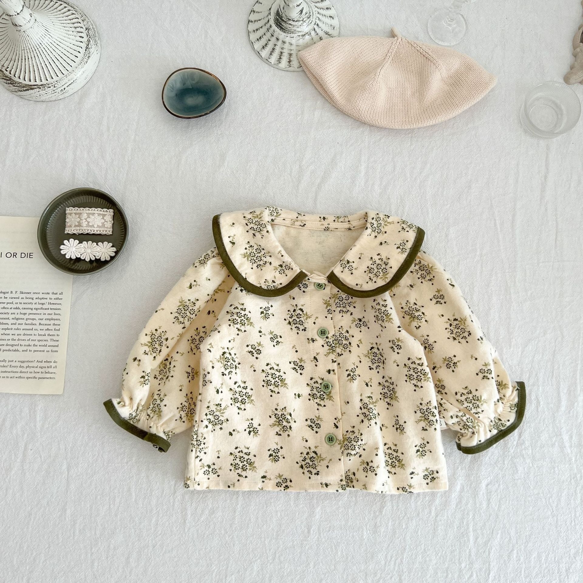 Bella Two Piece Baby Girls Romper Set