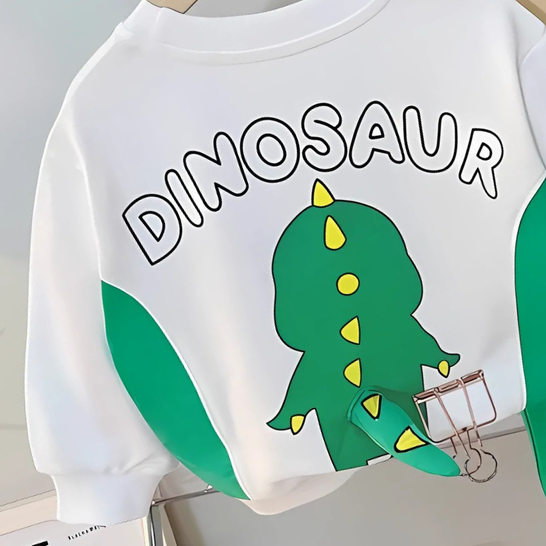 Playful Dino Boys Sweatsuit Set