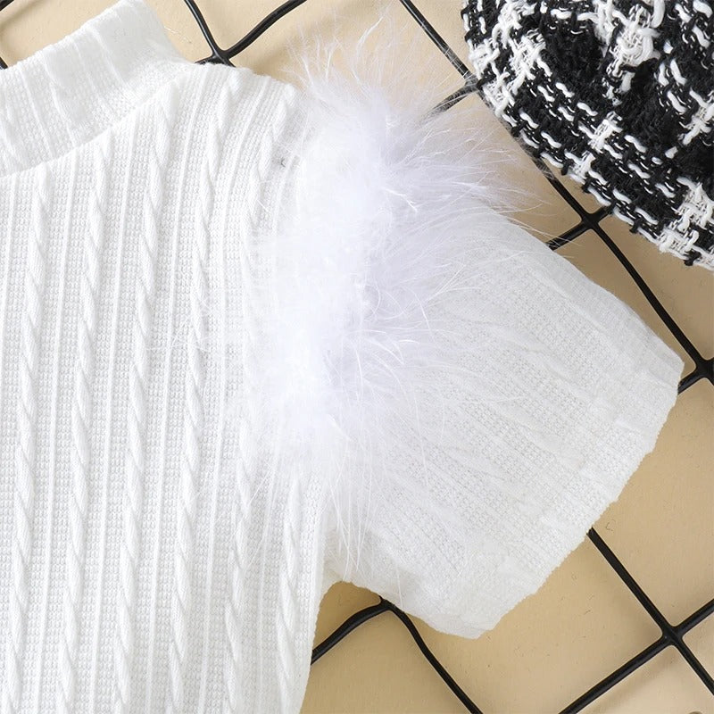 Nina Baby Girls Stylish Skirt Set with Hat