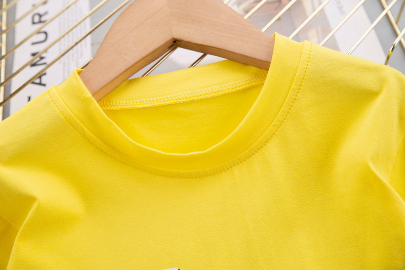 Never Tired Tshirt and Denim Bottom Set