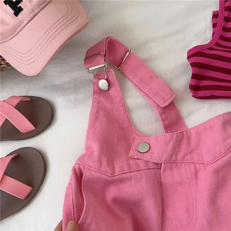 Classy Jumpsuit Style Girls Two-Piece Set