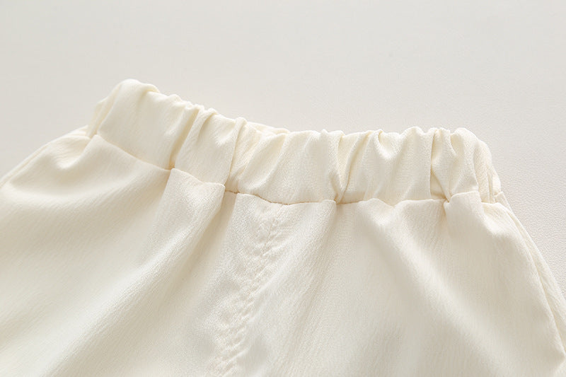 Strawberry Collared Girls Clothing Set