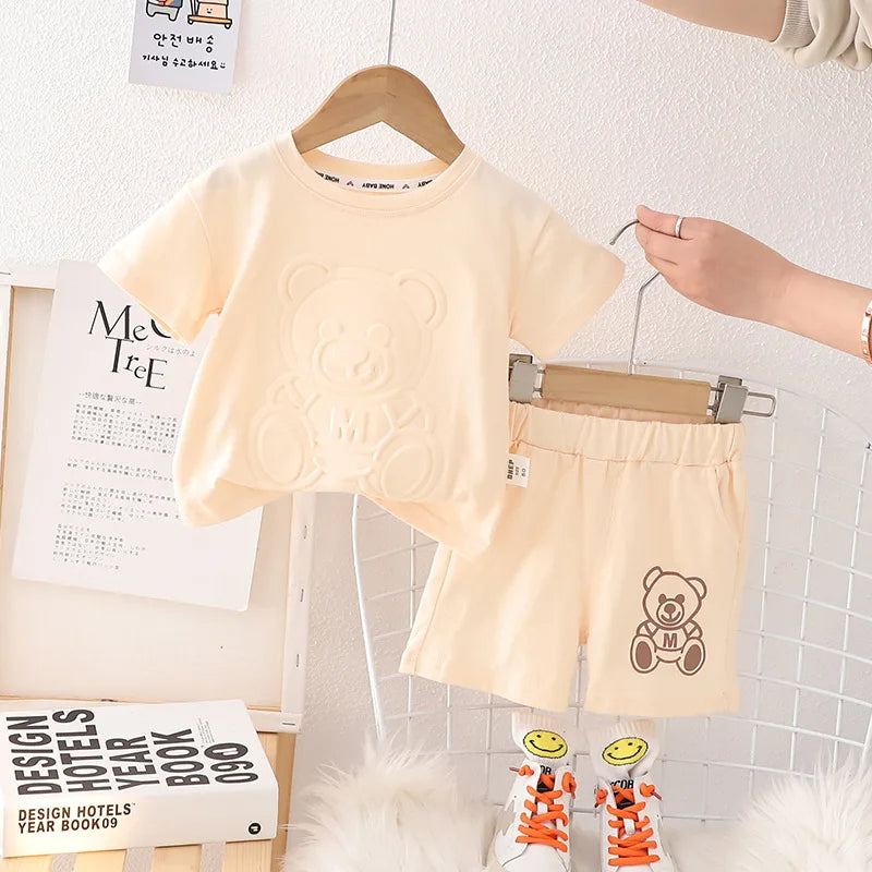 Teddy Embossed Boys Co-ord Set