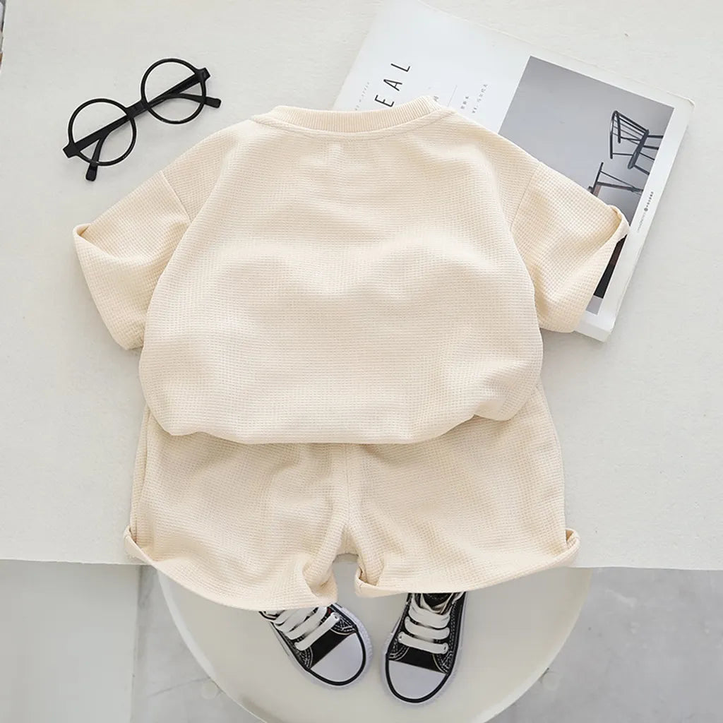 The Bear Tee and Shorts Boys Set
