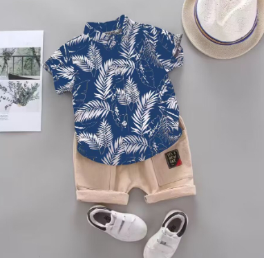 Vacation Blue Boy Clothing Set