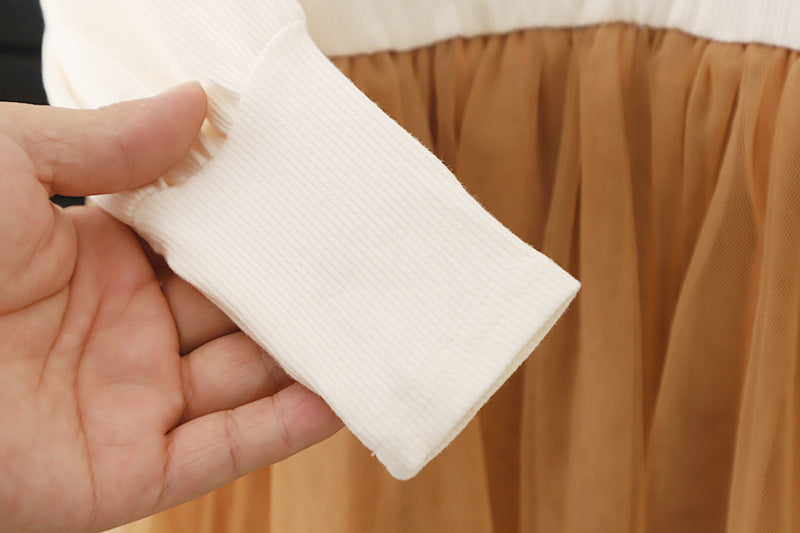 Vintage Girls Two Piece Jacket Frill Dress