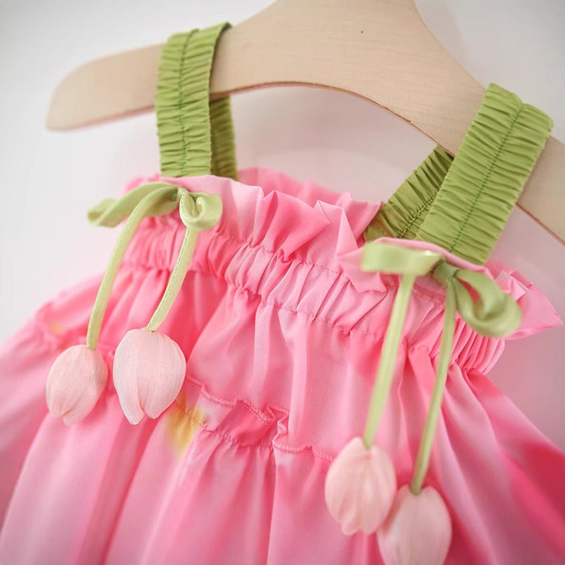 Hanging Tulip Girls Two Piece Set